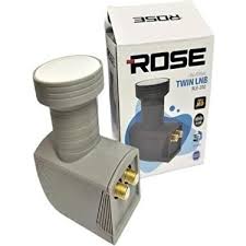 Rose RLE-200 Twin LNB Full HD 4K Uyumlu Çiftli LNB (0.1 dB)
